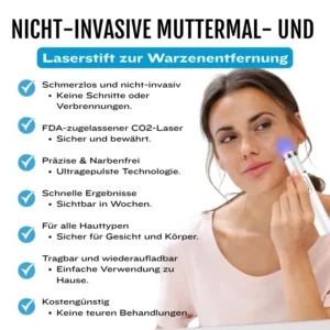 Bikenda® SpotlessDerm Molen- und Warzen-Laserstift