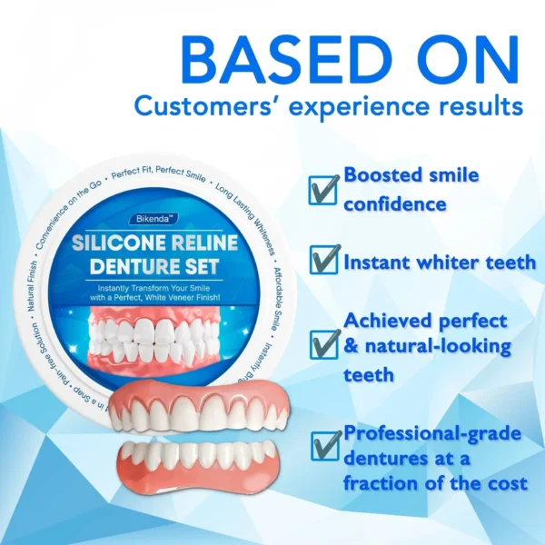Bikenda™ Silicone Reline Denture Set(⏰Limited time discount Last 30 minutes⏰)