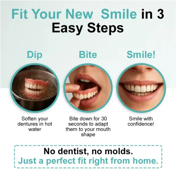 💚🦷𝗕𝗶𝗸𝗲𝗻𝗱𝗮® 𝗔𝗱𝘃𝗮𝗻𝗰𝗲𝗱 𝗖𝘂𝘀𝘁𝗼𝗺𝗶𝘇𝗲𝗱 𝗙𝘂𝗹𝗹 𝗗𝗲𝗻𝘁𝘂𝗿𝗲 𝗦𝗲𝘁  （✅Clinically backed comfort-fit dentures —  Trusted by 8,000+ US users for all-day comfort.）
