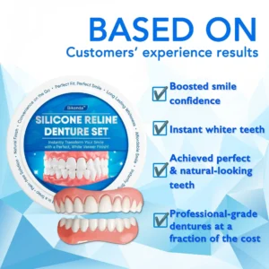 Bikenda™ Silicone Reline Denture Set(⏰Limited time discount Last 30 minutes⏰)