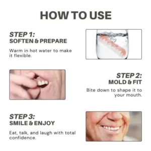 Bikenda® Custom-Fit Full Denture Set