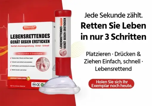 Bikenda® PRO Lebensrettendes Gerät gegen Ersticken