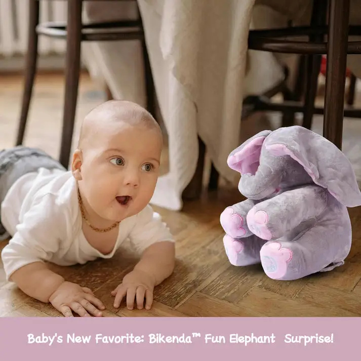 ๐ต๐๐๐๐๐๐โข Elephantโข Interactive Plush Toy